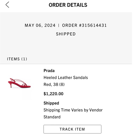 Prada Heeled Leather Sandals - Picture 13 of 13